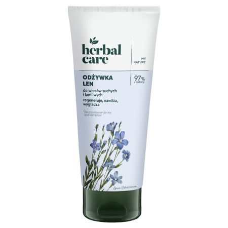 Balsam cu extract de Seminte de In pentru par uscat si fragil Herbal Care, 200 ml, Farmona