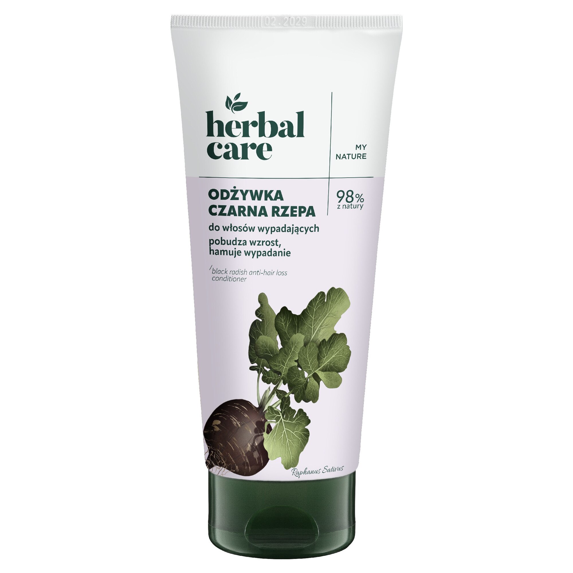 Balsam cu extract de Ridiche neagra pentru par cu tendinta de cadere Herbal Care, 200 ml, Farmona