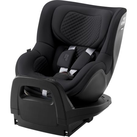 Scaun auto pentru copii rotativ cu baza Isofix Dualfix Pro M, 61-105 cm, Onyx Black, 3 luni-4 ani, Britax Romer