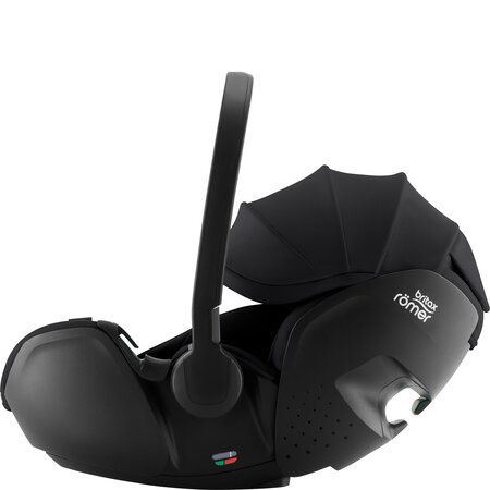 Scaun auto tip scoica cu baza Isofix Baby Safe Pro, 40-85 cm, Onyx Black, 0-15 luni, Britax Romer 750670