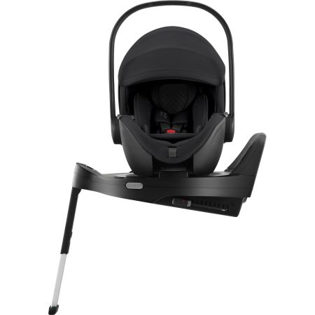 Scaun auto tip scoica cu baza Isofix Baby Safe Pro, 40-85 cm, Onyx Black, 0-15 luni, Britax Romer