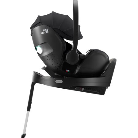 Scaun auto tip scoica cu baza Isofix Baby Safe Pro, 40-85 cm, Onyx Black, 0-15 luni, Britax Romer 750675