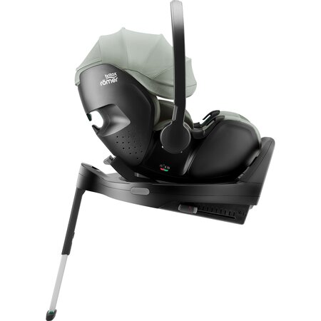 Scaun auto tip scoica cu baza Isofix Baby Safe Pro, 40-85 cm, Sage Green, 0-15 luni, Britax Romer 750687