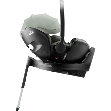 Scaun auto tip scoica cu baza Isofix Baby Safe Pro, 40-85 cm, Sage Green, 0-15 luni, Britax Romer 750688