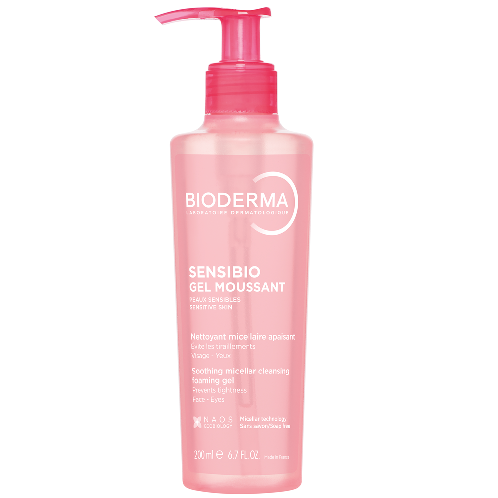 Gel de curatare spumant Sensibio, 200 ml, Bioderma