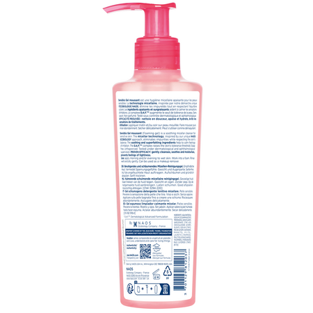 Gel de curatare spumant Sensibio, 200 ml, Bioderma 764822