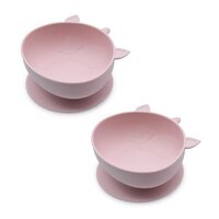 Set 2 castronele din silicon cu ventuza, Unicorn, 2 bucati, Melii