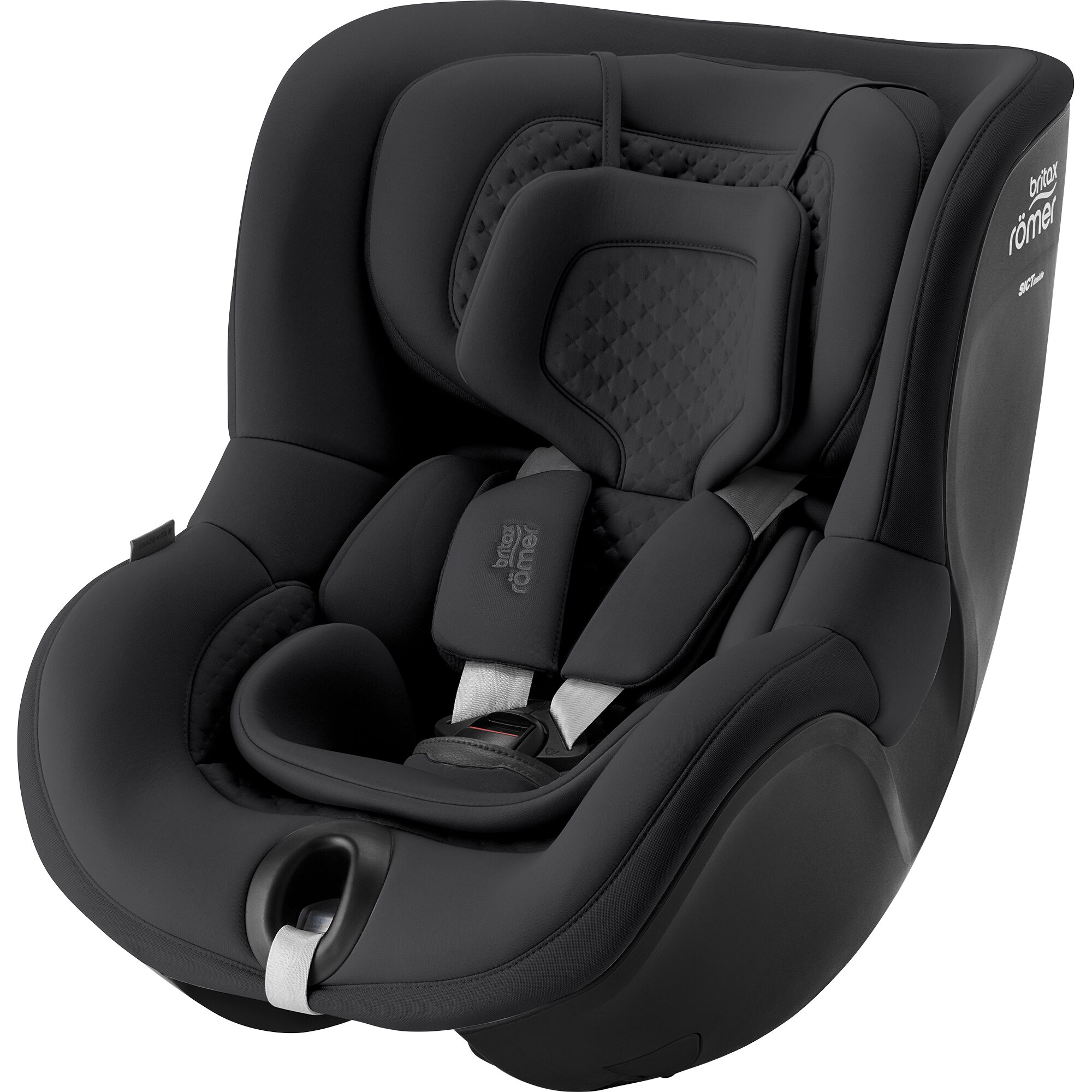 Scaun auto pentru copii fara baza Isofix Dualfix 5Z, 61-105 cm, Onyx Black, 3 luni-4 ani, Britax Romer