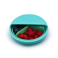 Cutie rotunda pentru snack Spin, Blue, 3 ani+, 177 ml, Melii