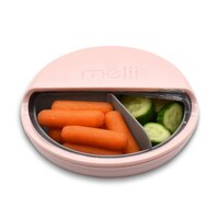 Cutie rotunda pentru snack Spin, Pink, 177 ml, Melii