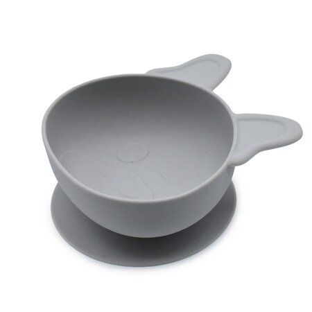 Set 2 castronele din silicon cu ventuza, Bulldog, 2 bucati, Melii 750841