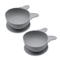 Set 2 castronele din silicon cu ventuza, Bulldog, 2 bucati, Melii