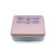 Cutie pentru pranz cu 2 niveluri si tacamuri Bento, Pink Purple Grey, Melii 750849