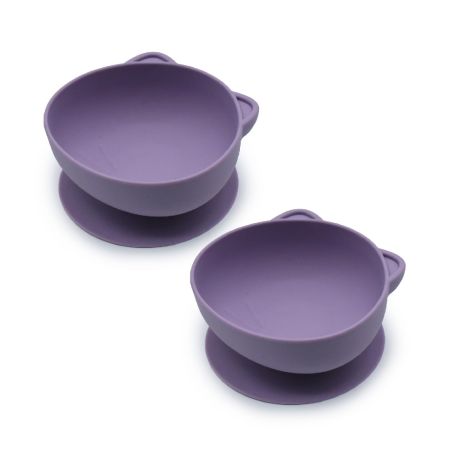 Set 2 castronele din silicon cu ventuza, Pisica, 2 bucati, Melii