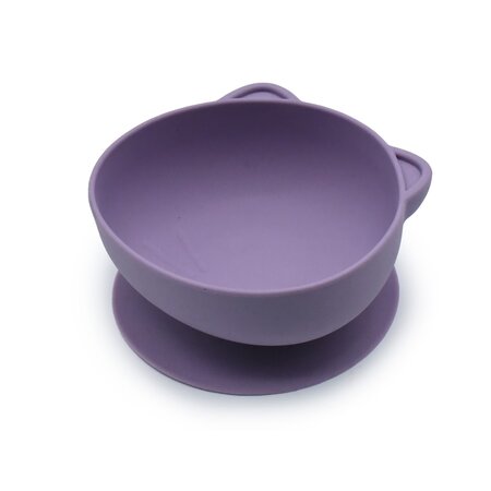 Set 2 castronele din silicon cu ventuza, Pisica, 2 bucati, Melii 750868
