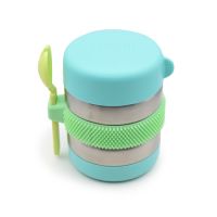 Termos cu lingurita pentru mancare, Blue, 3 ani+, 300 ml, Melii