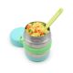 Termos cu lingurita pentru mancare, Blue, 3 ani+, 300 ml, Melii 750883