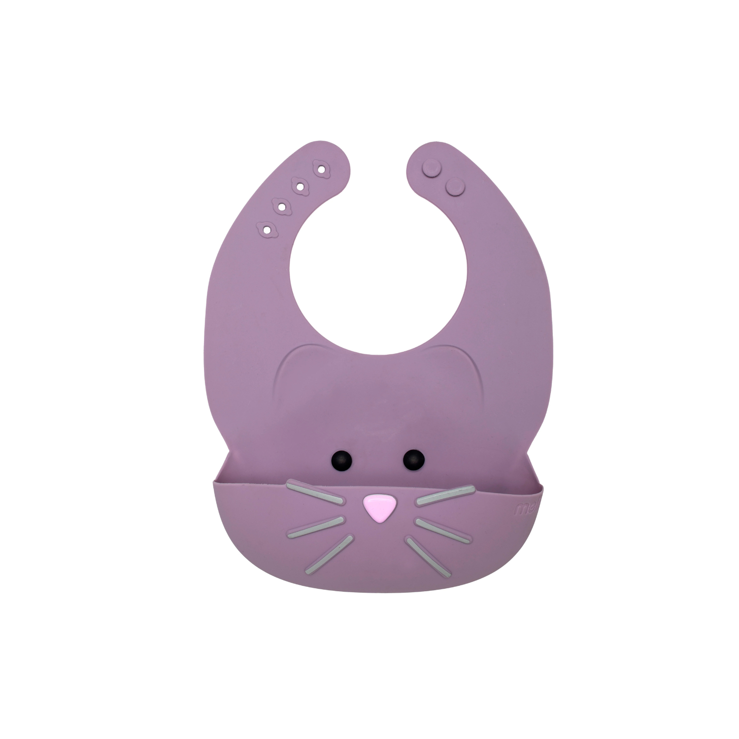 Baveta din silicon, Roz, Pisica, Melii