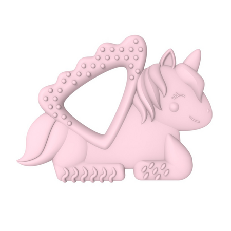Set 2 jucarii pentru dentitie, Unicorn si Pisica, + 0 luni, Melii 750926