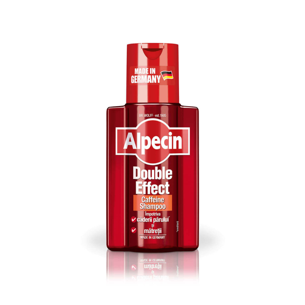 Sampon impotriva matretii si caderii parului, dublu efect, 200 ml, Alpecin