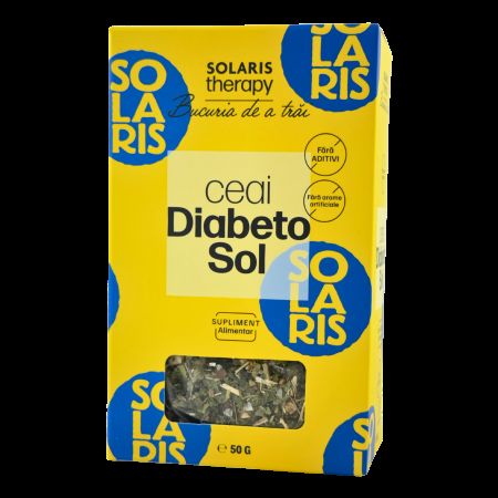 Ceai Diabetosol, 50 g, Solaris