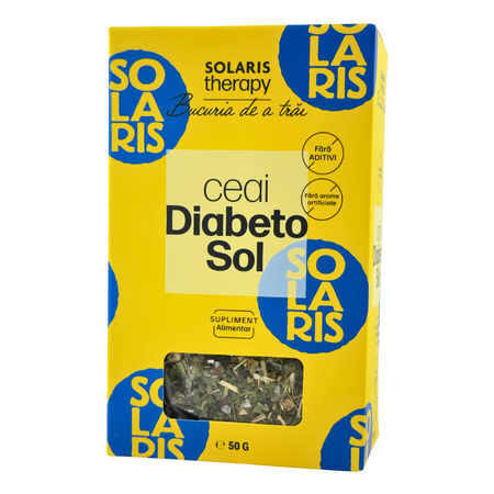 Ceai Diabetosol, 50 g, Solaris