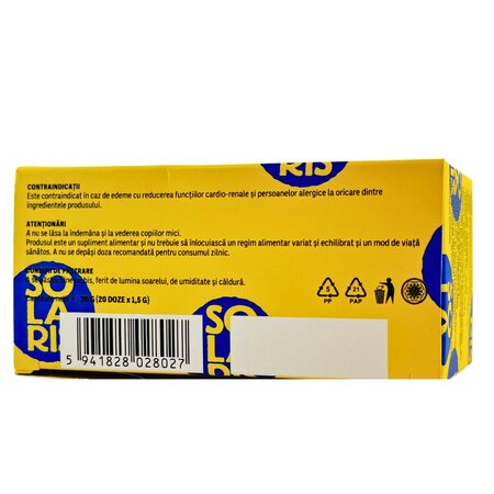 Ceai Slim Sol, 20 plicuri, Solaris 751247
