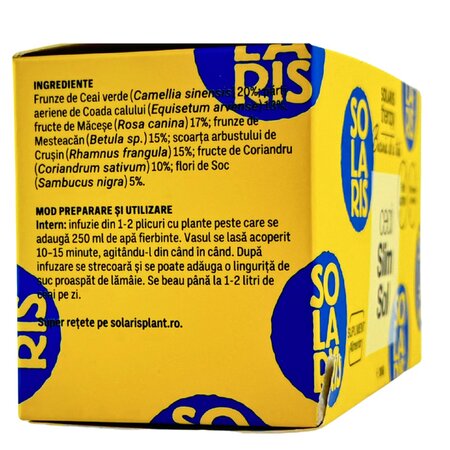 Ceai Slim Sol, 20 plicuri, Solaris 751248