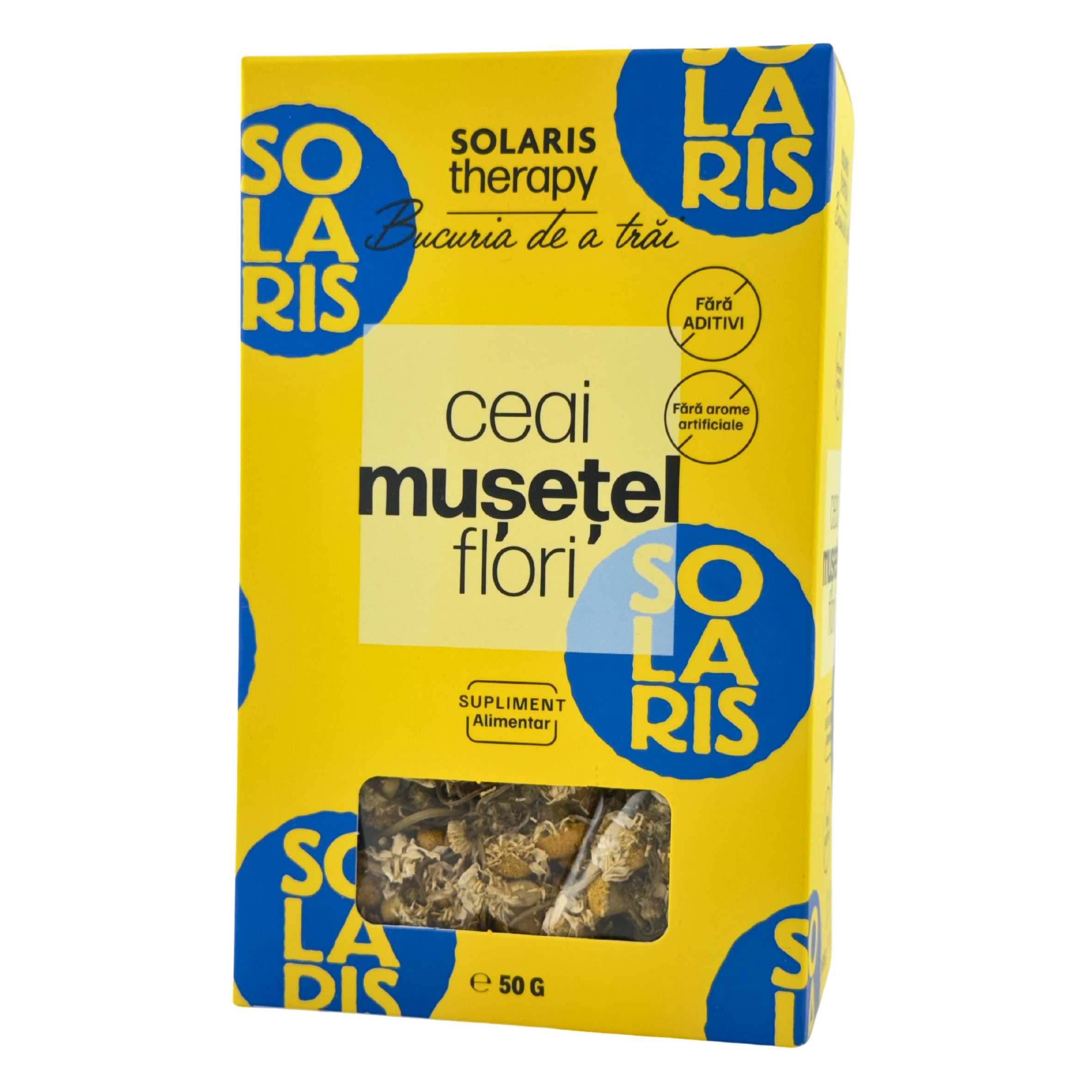 Ceai din flori de musetel, 50 g, Solaris
