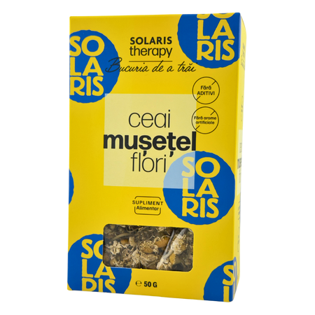 Ceai din flori de musetel, 50 g, Solaris