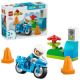 Motocicleta albastra de politie, 2 ani+, 10471, Lego Duplo 751320