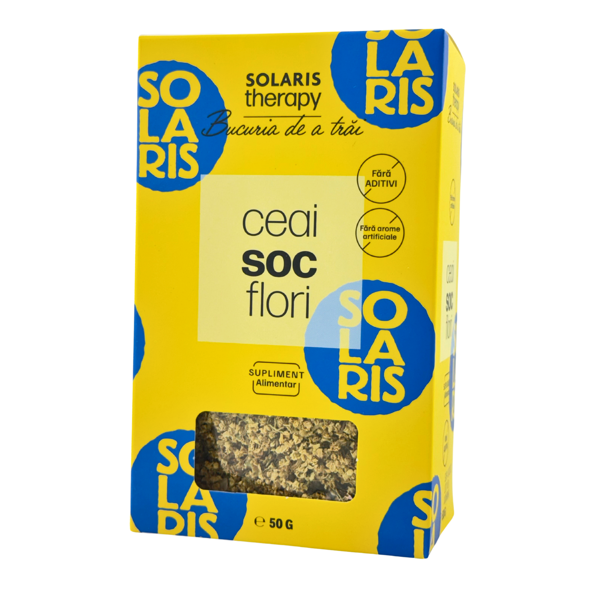 Ceai din flori de soc, 50 g, Solaris