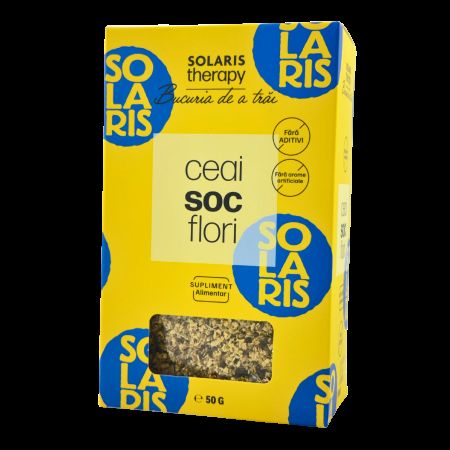 Ceai din flori de soc, 50 g, Solaris