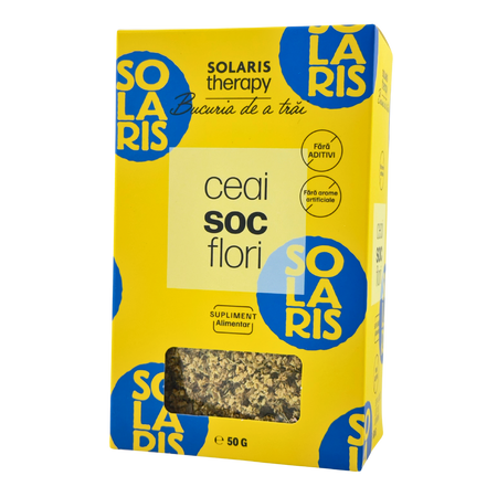 Ceai din flori de soc, 50 g, Solaris