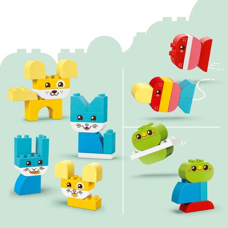 Animalute de companie creative 3 in 1, 1 an jumatate +, 10477, Lego Duplo 751349