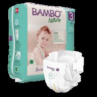 Scutece Ecolabel, Nr. 3, 4-8 kg, 28 bucati, Bambo Nature