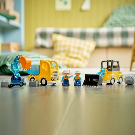 Vehicule de constructii 3 in 1, 2 ani+, 10475, Lego Duplo 751452