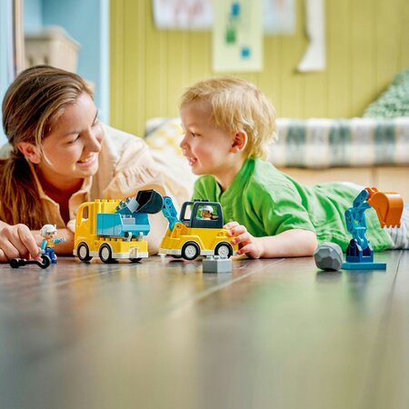 Vehicule de constructii 3 in 1, 2 ani+, 10475, Lego Duplo 751449