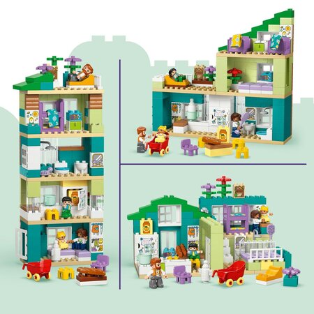 Casa moderna de familie 3 in 1, cu figurine, 2 ani+, 10470, Lego Duplo 751477