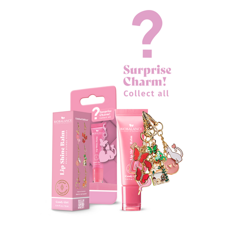 Balsam de buze cu efect lucios si breloc surpriza, Candy Girl, 10 ml, BioBalance 752055