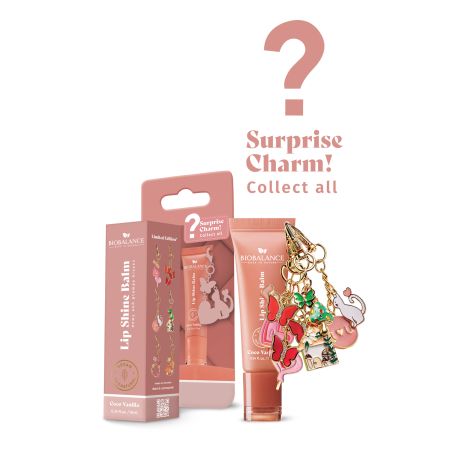 Balsam de buze cu efect lucios si breloc surpriza, Coco Vanillia, 10 ml, Bio Balance 752057