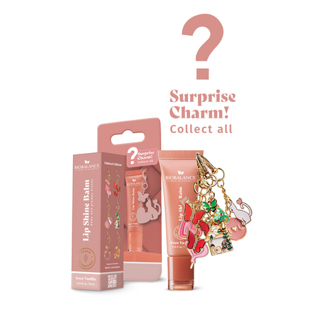 Balsam de buze cu efect lucios si breloc surpriza, Coco Vanillia, 10 ml, Bio Balance 752057