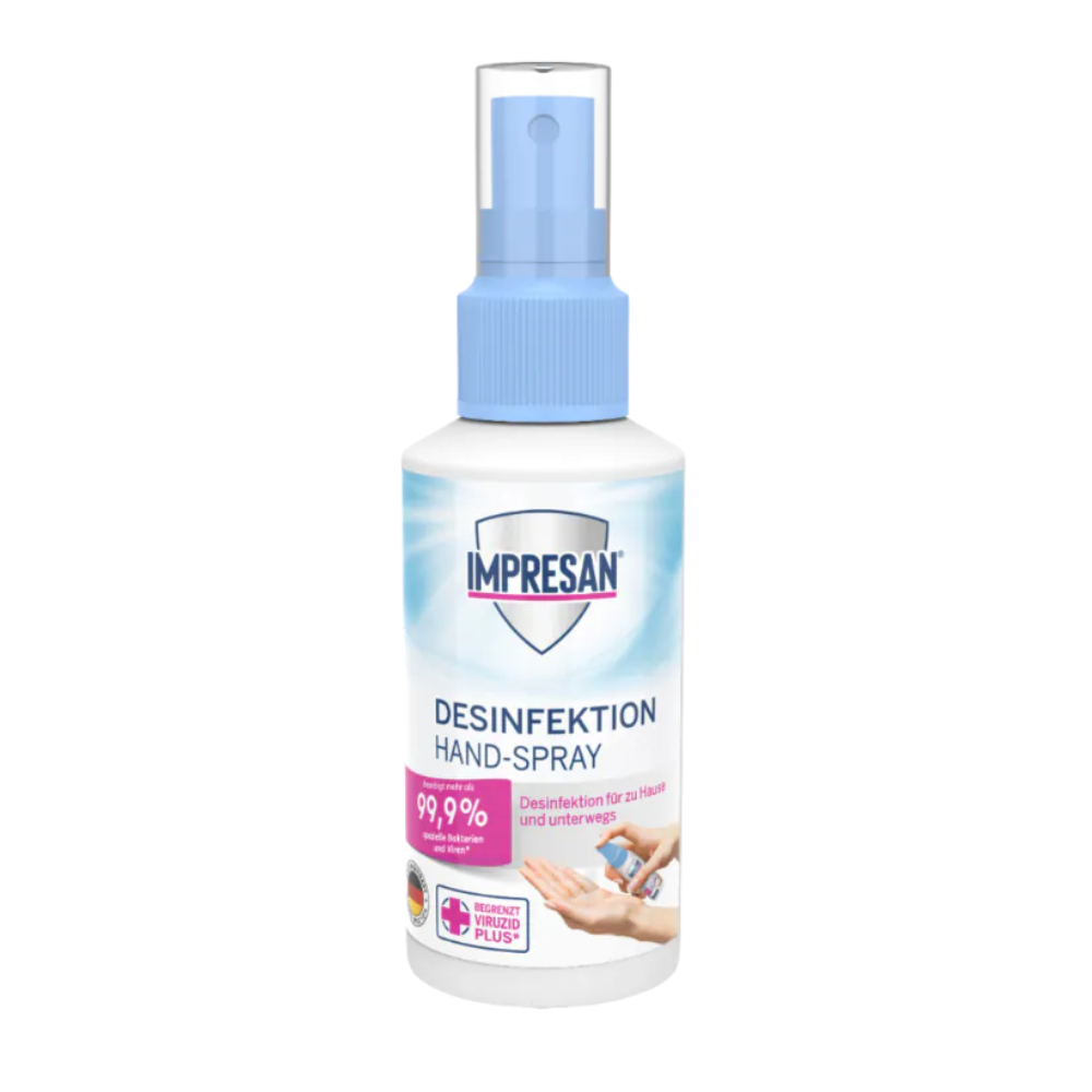 Spray dezinfectant pentru maini, 100 ml, Impresan