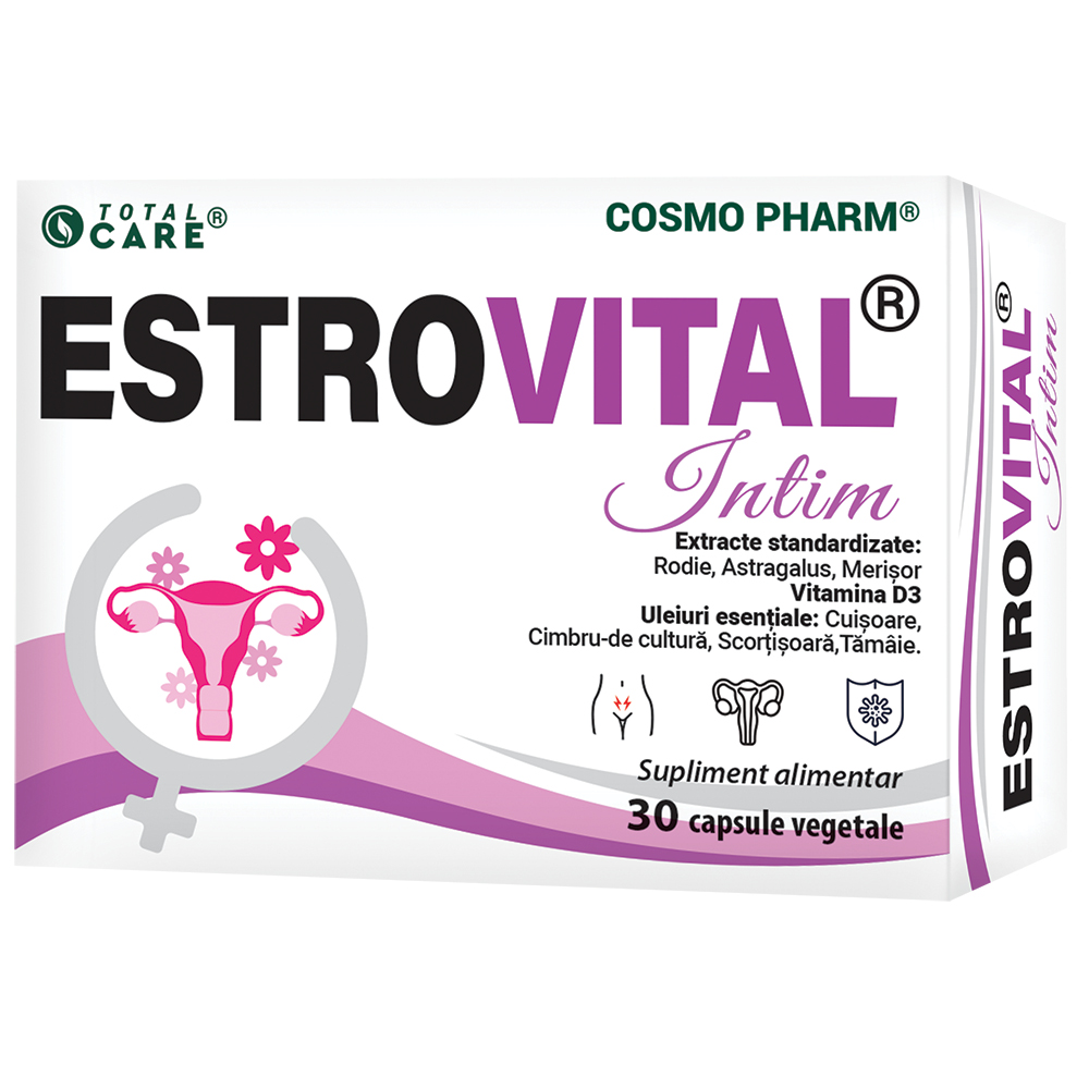 Estrovital Intima, 30 capsule vegetale, Cosmo Pharm