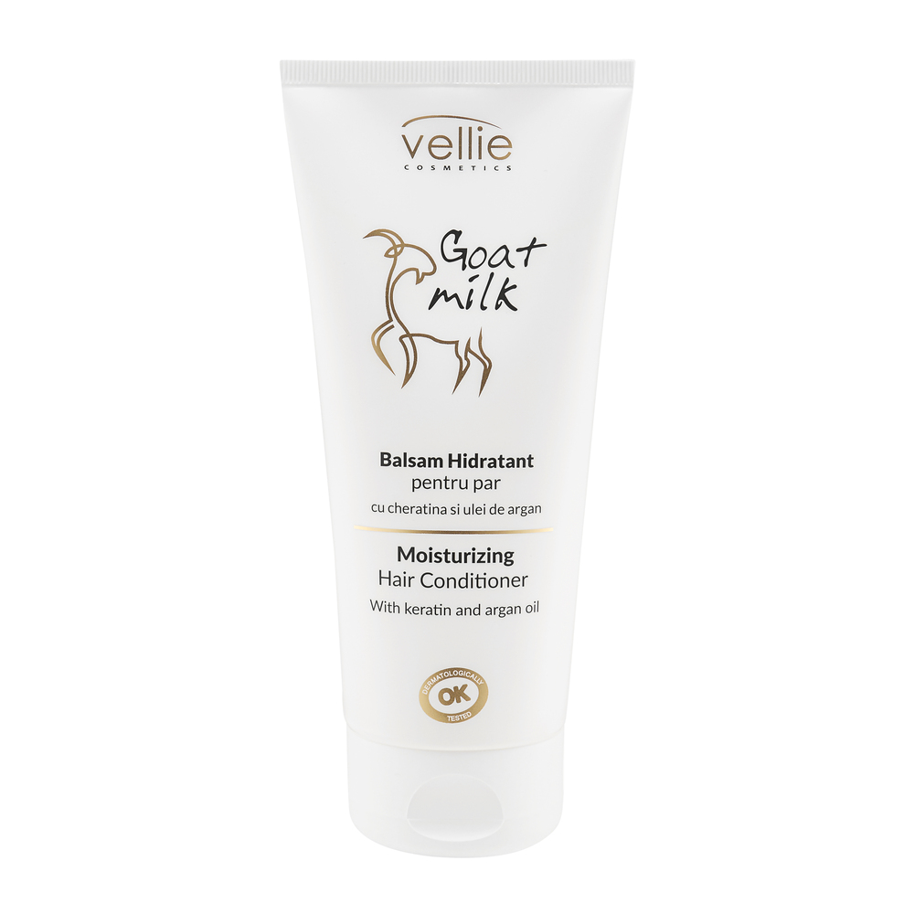 Balsam de par hidratant Goat Milk, 200 ml, Vellie