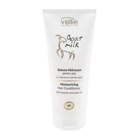 Balsam de par hidratant Goat Milk, 200 ml, Vellie