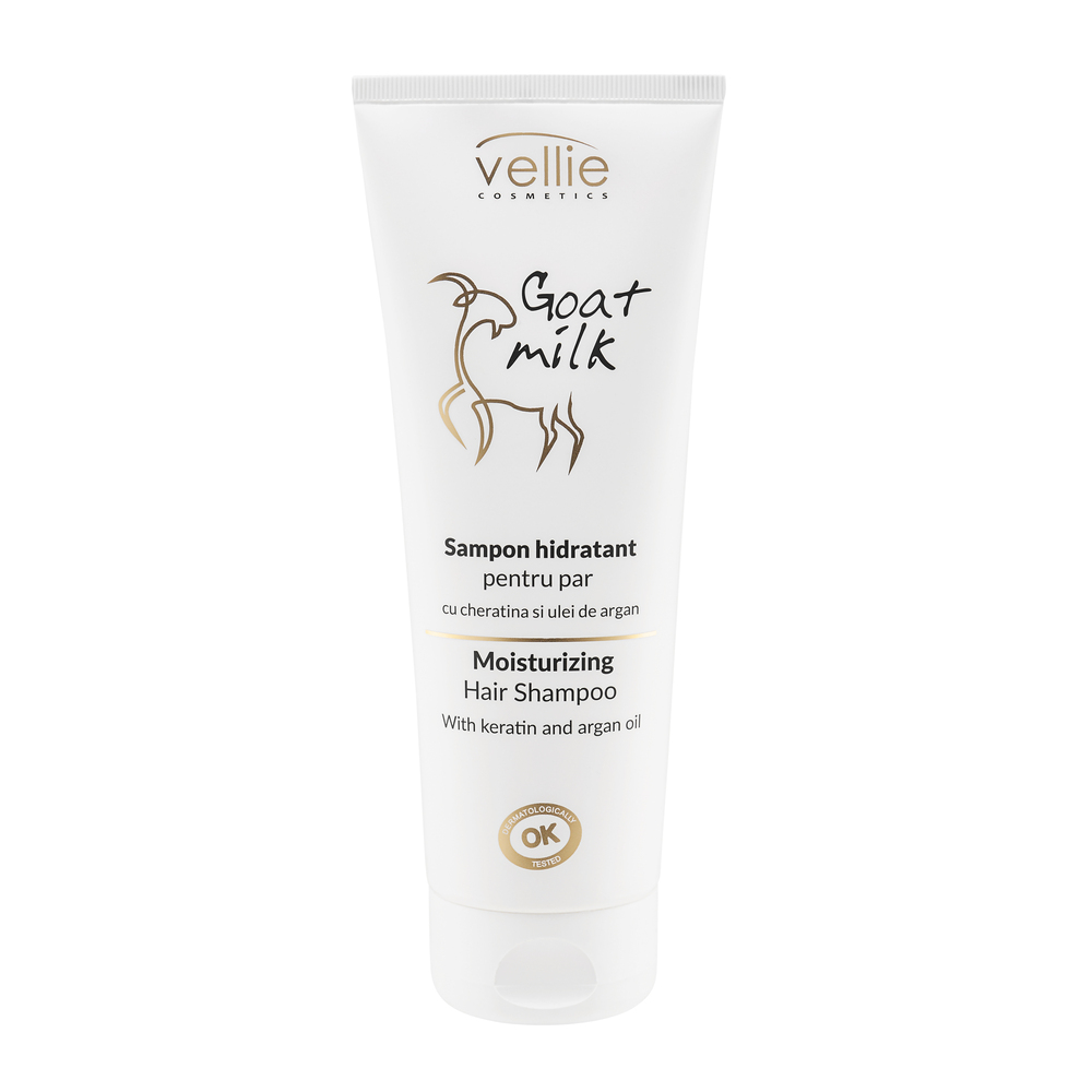 Sampon hidratant Goat Milk, 250 ml, Vellie