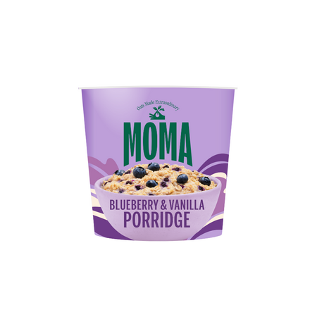 Porridge cu afine si vanilie, 65 g, Moma