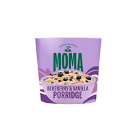 Porridge cu afine si vanilie, 65 g, Moma