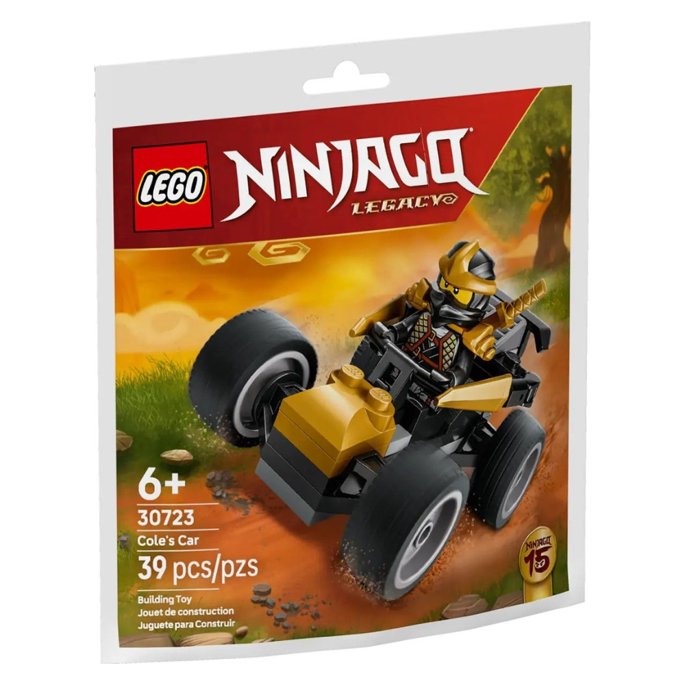 Masina Razboinicului Ninja Cole, 6 ani+, 30723, 39 piese, Lego Ninjago
